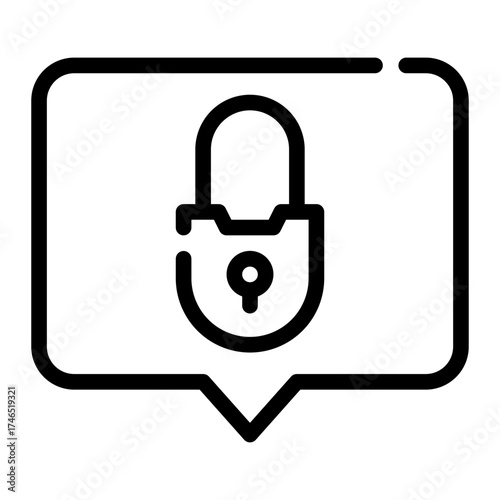 chat line icon