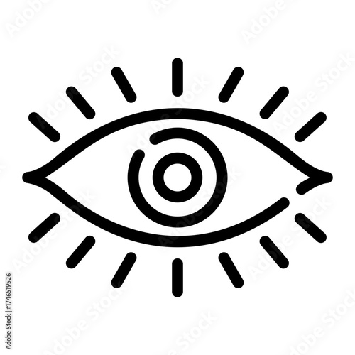vision line icon
