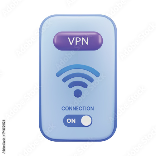 Secure VPN Connection Illustration Protect Your Online Privacy and Browse Safely with a Virtual Private Network for