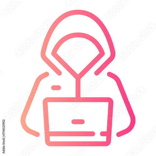 hackers gradient icon