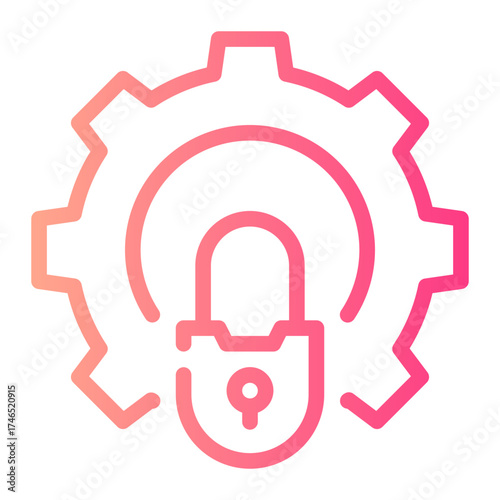 gear gradient icon