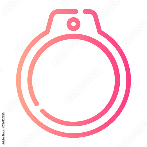 handcuffs gradient icon