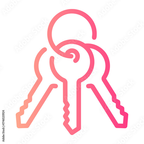 keyset gradient icon