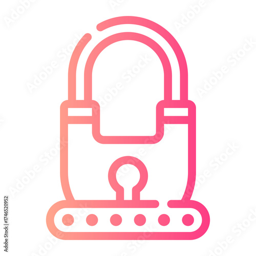 password gradient icon