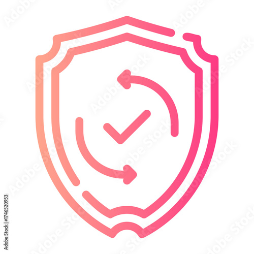 reliability gradient icon