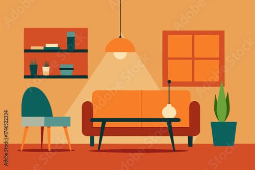modern interior minimalist furniture warm cozy design