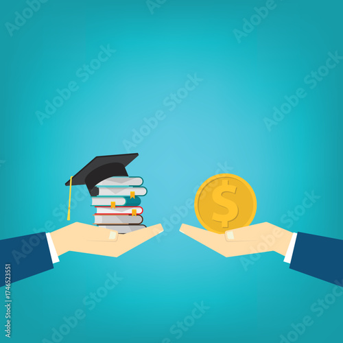 Investment in knowledge, student loan and scholarship	