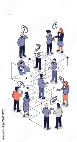 Understanding the complexities of human interaction and collaboration within a networked environment.
