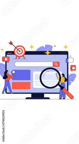 Optimizing your online presence for search engine success and improved visibility.