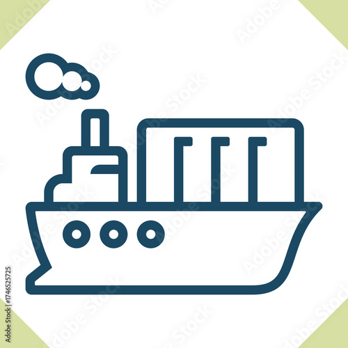 Cargo Ship Icon