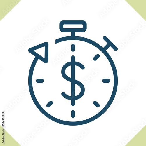 Time Is Money Icon
