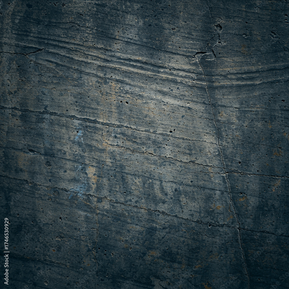 Obraz premium Introspective Abstract: Diffused Light on Weathered Concrete Wall Texture.