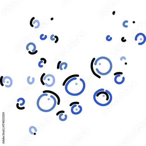 Innovative blue and black c...