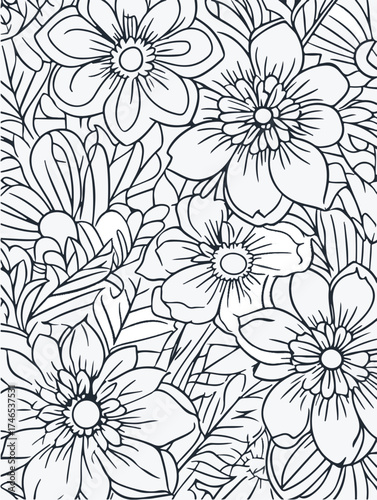 Coloring Page - vectorized 
