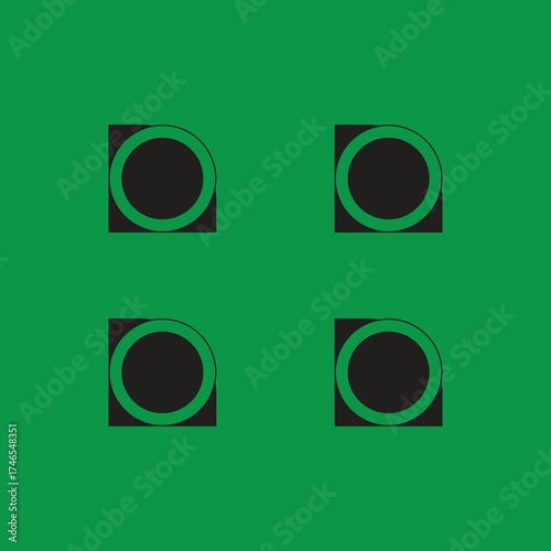 vector illustration of a green background