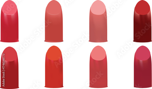 Lipstick Shades Collection Beauty Makeup Cosmetics Style Trends Colors Pigments and Lip Care Must Haves Glamorous Beauty