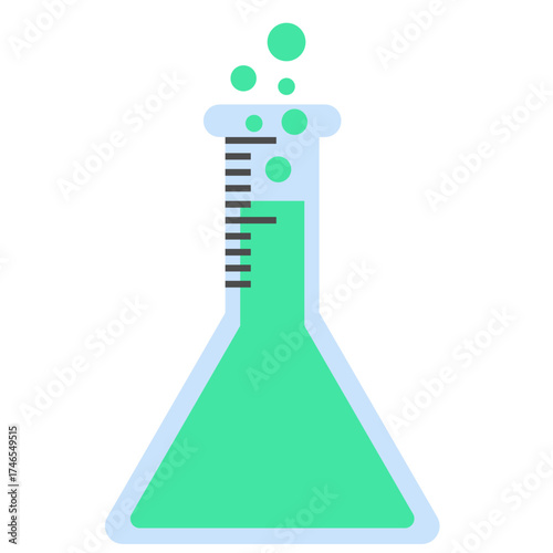 Science Test Tubes Rack Illustration