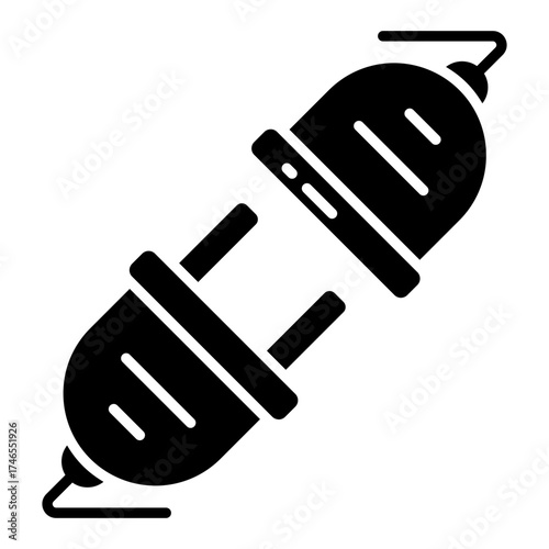 Modern design icon of plug in