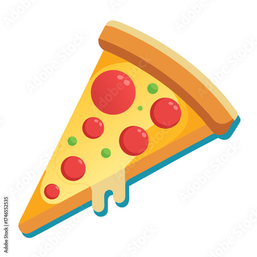 vector illustration of pizza