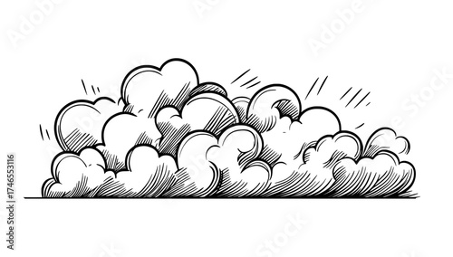 A modern cartoon illustration set showcases a smell cloud and stink toxic aroma, accompanied by a green stink aroma, stinky smoke, and a bad smell