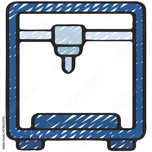 3D Printer Machine Icon