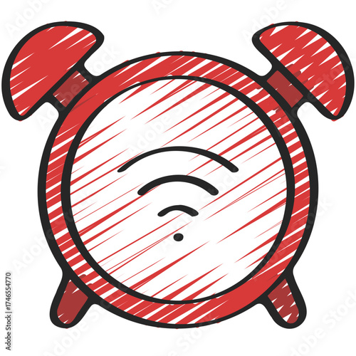 Wireless Clock Icon