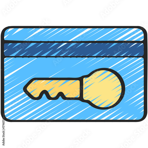 Key Card Icon