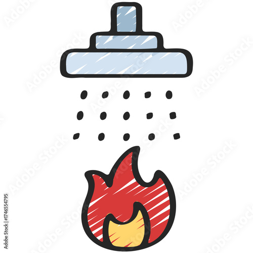 Fire Sprinkler Icon