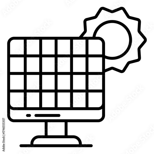 Perfect design icon of solar panel