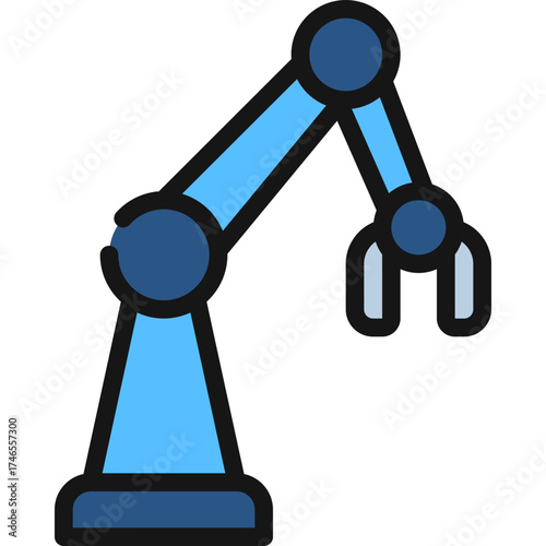Robot Production Arm Icon