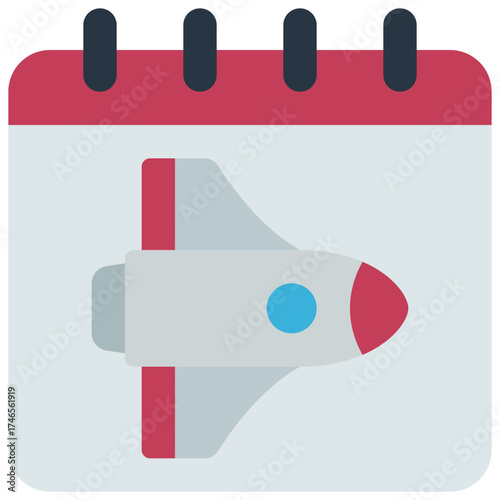 Rocket Launch Date Icon
