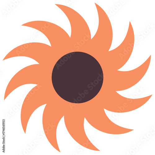 Black Hole Spiral Icon