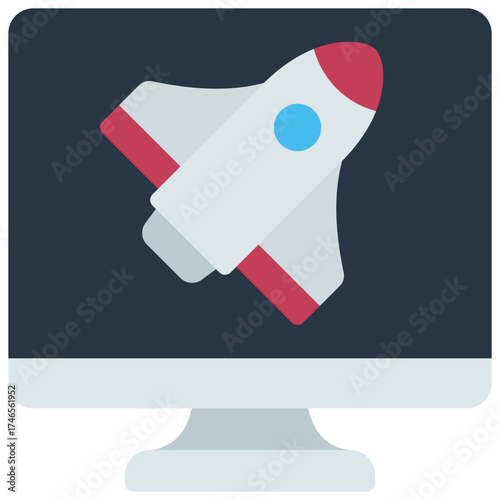 Rocket Ship Computer Icon