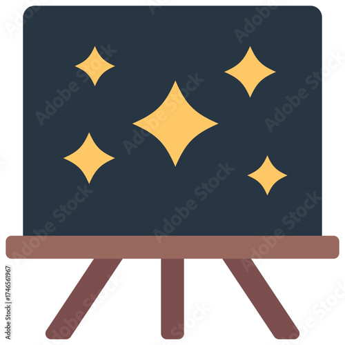 Space Lesson Teaching Icon