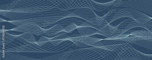 Abstract  technology wireframe circuit lines with data concept background