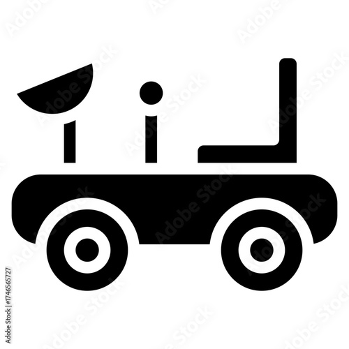Space Rover Vehicle Icon