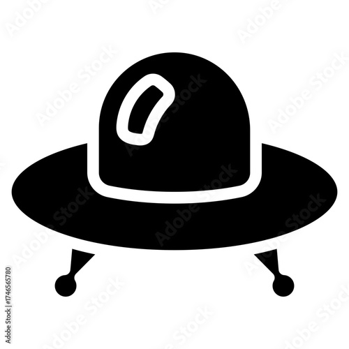 Disc Shape UFO Icon