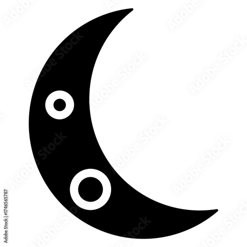 Crescent Moon Icon