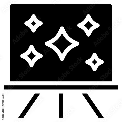 Space Lesson Teaching Icon