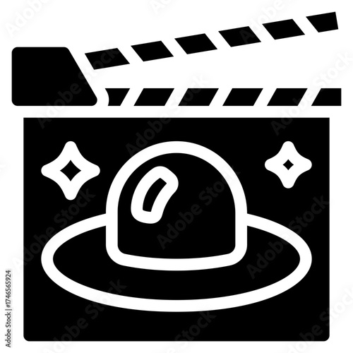 Sci Fi Movie Filming Icon