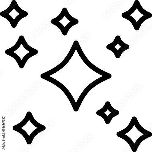 Night Sky Stars Icon