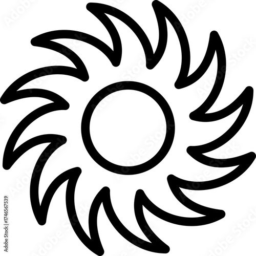 Black Hole Spiral Icon