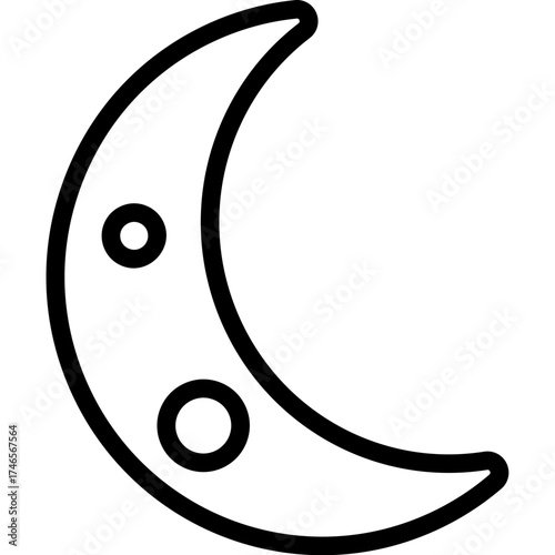 Crescent Moon Icon