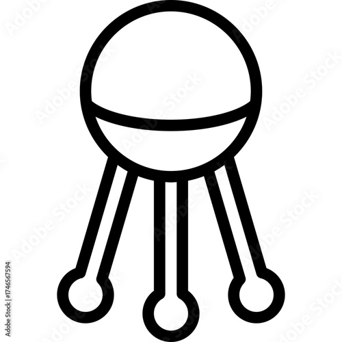 Sputnik 1 Satellite Icon