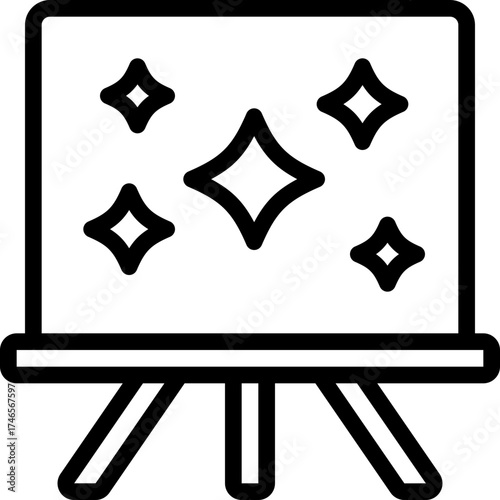 Space Lesson Teaching Icon