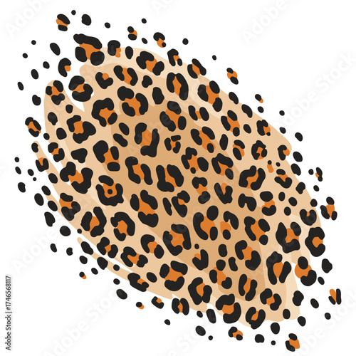 Vector illustration of a dots isolated on white background
