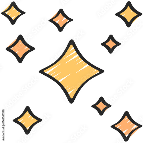 Night Sky Stars Icon