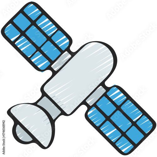 Space Satellite Icon