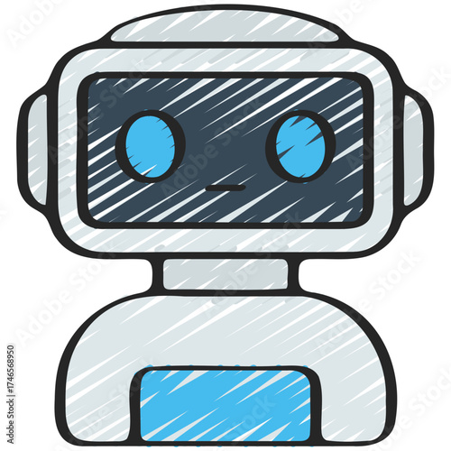 Robot Assistant Icon