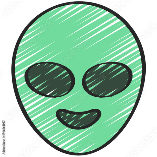 Alien Face Icon